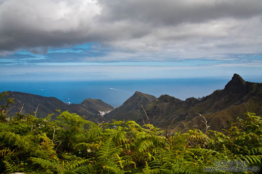 View over Anaga Rural Park on Tenerife