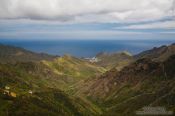 Travel photography:Panoramic view over Tenerife´s Anaga Rural Park, Spain