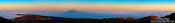 Travel photography:Panoramic view at sunset from the Alta Vista Refuge on the Teide Volcano, Spain