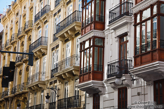 Houses in Valencia´s old town