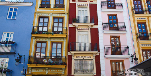 Houses in Valencia´s old town