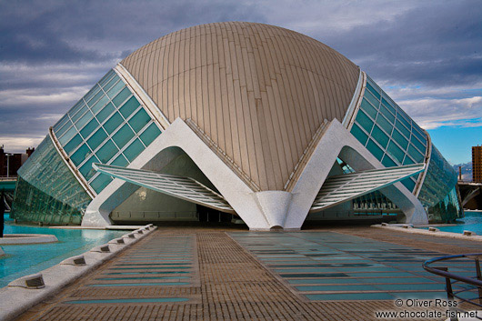 The Hemispheric in the Ciudad de las artes y ciencias in Valencia
