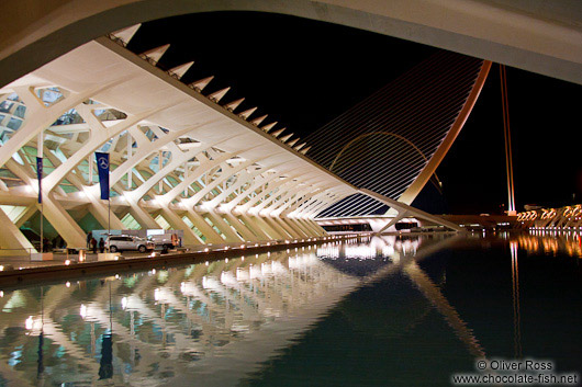 The science museum (Museo de las Ciencias) in the Ciudad de las artes y ciencias in Valencia