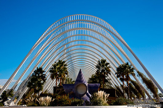 L´Umbracle in the Ciudad de las artes y ciencias in Valencia