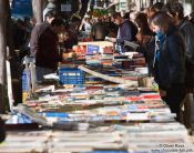 Travel photography:Book vendors in Valencia, Spain