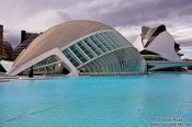 Travel photography:The Hemispheric in the Ciudad de las artes y ciencias in Valencia, Spain