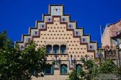 Travel photography:Casa Amatller on the Illa de la Discòrdia by architect Josep Puig i Cadafalch, Spain