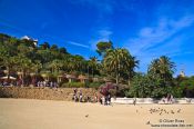 Travel photography:Güell Park in Barcelona, Spain