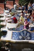 Travel photography:Park Güell in Barcelona, Spain