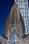 Travel photography:Giant steel structure of a whale at Barcelona´s Pg Marítim, Spain