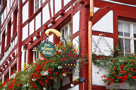 Facade detail Sankt Gallen 