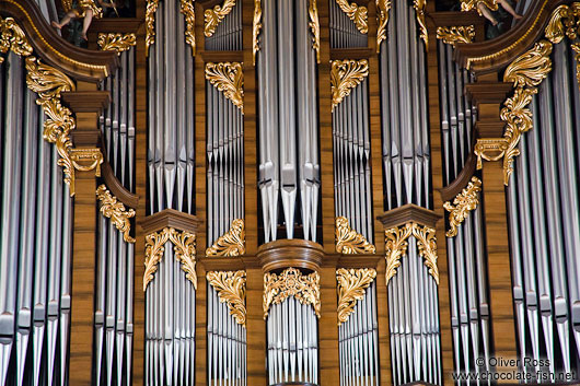 Organ in the Sankt Gallen Stiftskirche church