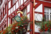 Travel photography:Facade detail Sankt Gallen , Switzerland