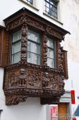 Travel photography:Facade in Sankt Gallen , Switzerland