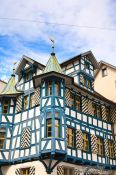 Travel photography:Half-timbered house in Sankt Gallen , Switzerland