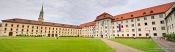 Travel photography:Panorama of the Stift in Sankt Gallen, Switzerland