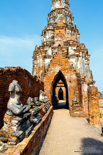 Khmer style temple in Ayutthaya