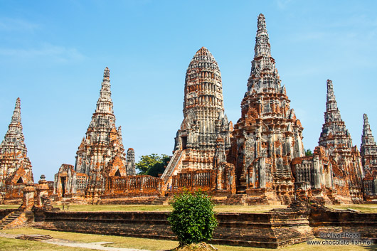 Khmer style temple in Ayutthaya