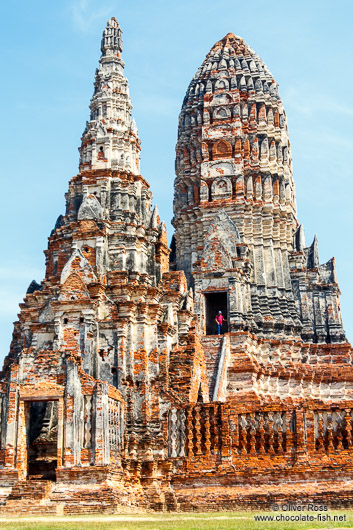 Khmer style temple in Ayutthaya