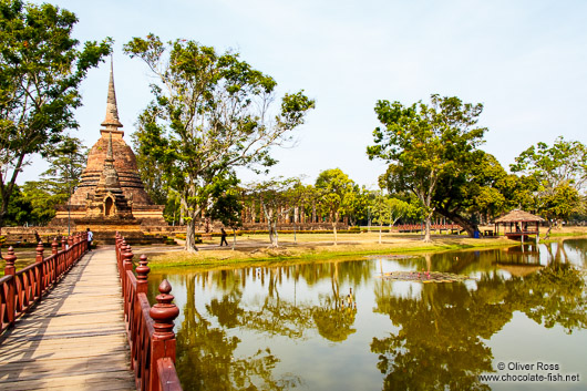 Stupas at the Sukhothai temple complex