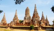 Travel photography:Khmer style temple in Ayutthaya, Thailand