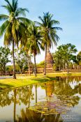 Travel photography:Stupas at the Sukhothai temple complex, Thailand