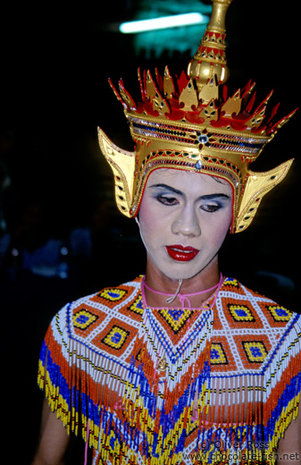 Dance performer at the Loi Krathong festival