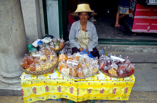 Selling snacks