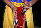 Travel photography:Dance costume during the Loi Krathong festival, Thailand