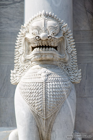 Sculpture at Wat Benchamabophit in Bangkok