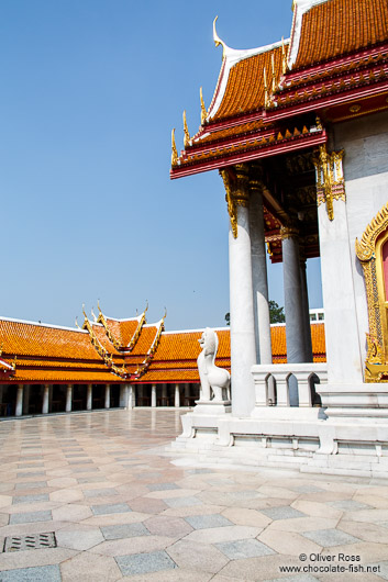 The marble temple Wat Benchamabophit in Bangkok