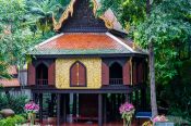 Travel photography:Historic house in Bangkok, Thailand