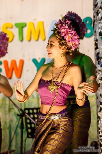 Christmas dance performance in Chiang Rai