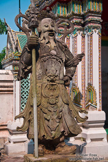 Guardian at Bangkok´s Wat Pho temple