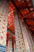 Travel photography:Interior of the Wat Arun temple in Bangkok, Thailand