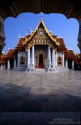 Travel photography:Wat Benchamabophit in Bangkok, Thailand
