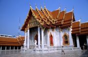 Travel photography:Wat Benchamabophit in Bangkok, Thailand