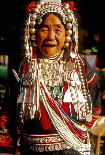 Akha Woman in Chiang Rai province