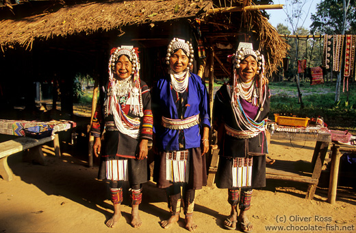 Akha women in Chiang Rai province
