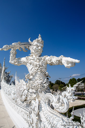 Guardian at the Chiang Rai Silver Temple