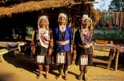 Travel photography:Akha women in Chiang Rai province, Thailand