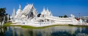 Travel photography:Chiang Rai Silver Temple, Thailand