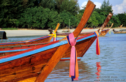 Longtail boats in Ko Tarutao Ntl Park