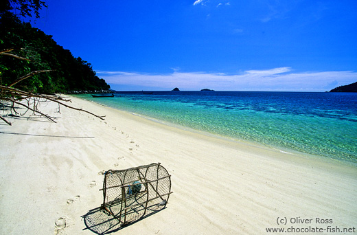 Crab cage on Ko Adang beach