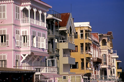 Traditional wooden Ottoman  houses in Arnavutköy