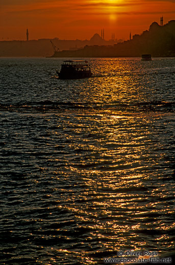 Sunset over the Bosporus