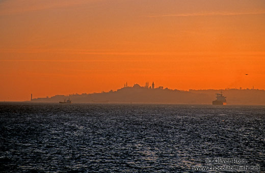 Sunset over Istanbul