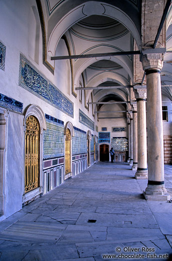 Columns within the Topkapi palace