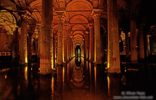Inside the Yerebatan Cistern