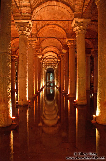 Inside the Yerebatan Cistern